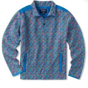 Chubbies men’s 1/4 zip quilted  pullover Jacket